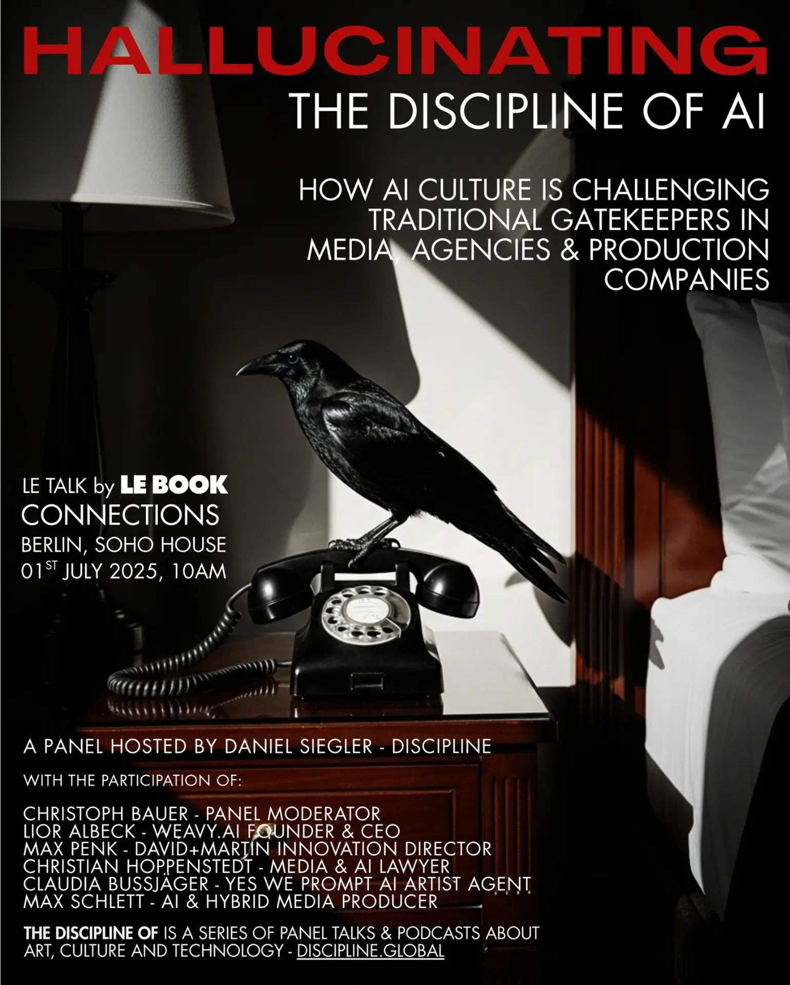 HALLUCINATING — panel poster