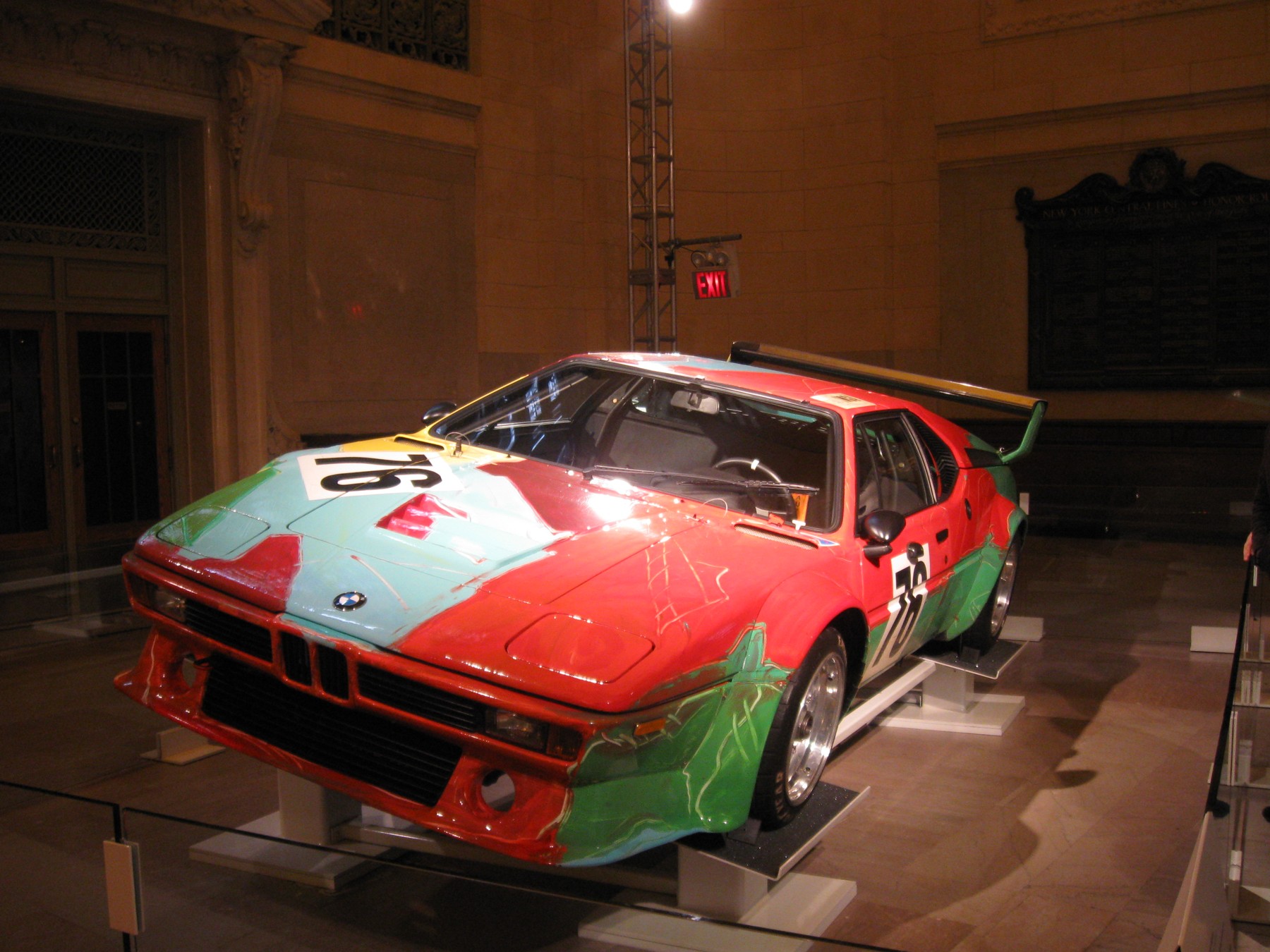 Andy Warhol’s hand-painted BMW M1 Art Car